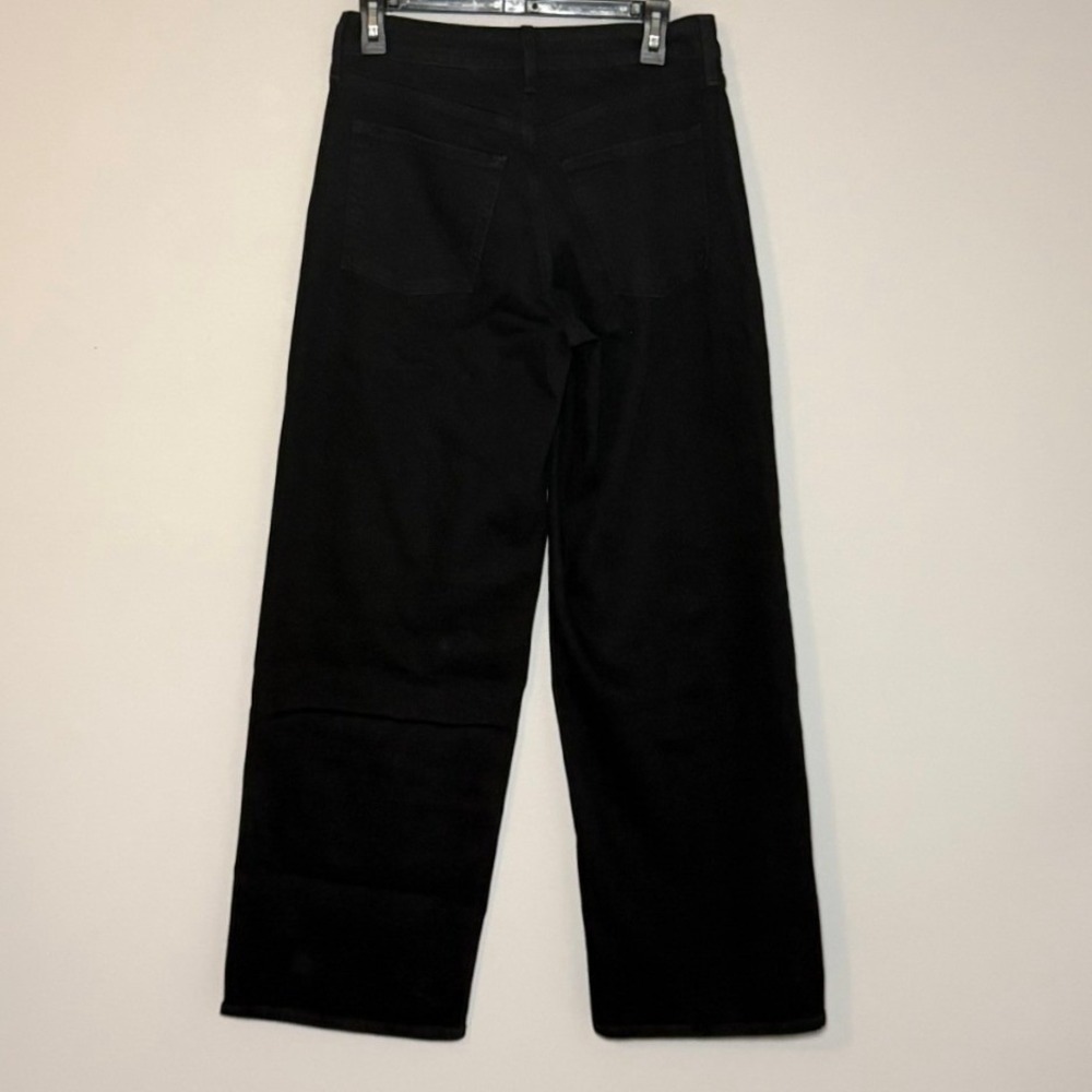 Old Navy Womens High-Rise Wow Wide Leg Jeans Black Jack S/543047-00 Size 6 - Picture 2 of 8